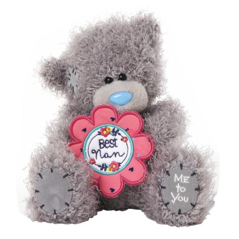 7" Best Nan Holding Flower Me to You Bear £6.00